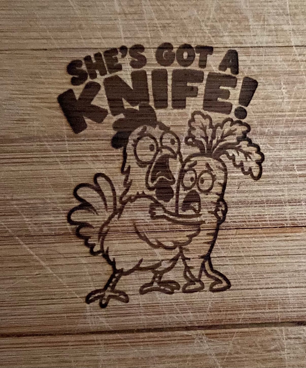 She's Got a Knife, cut